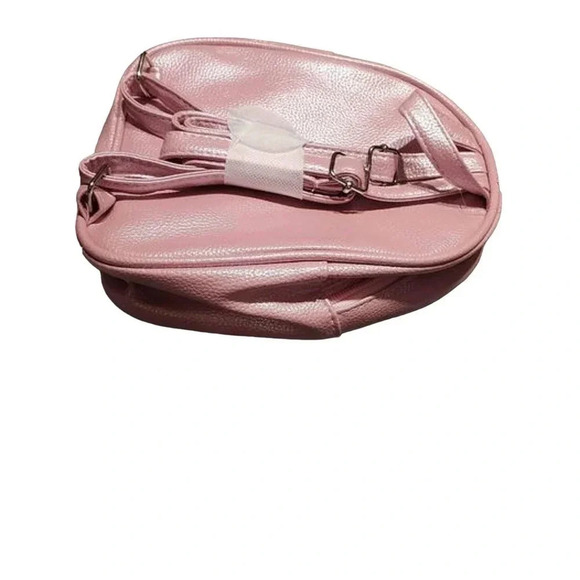 Pink Sparkle Mini BackPack, Kids Faux Leather Sensory Mini Girls Backpack - Picture 9 of 10